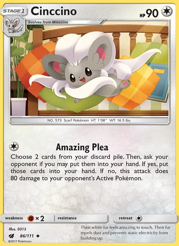 Cinccino 86/111 Crimson Invasion