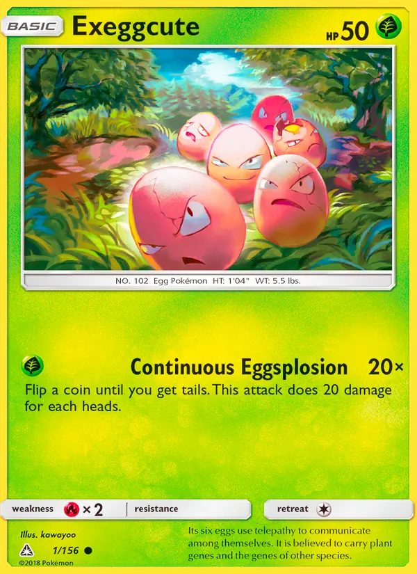 Exeggcute 1/156 Ultra Prism
