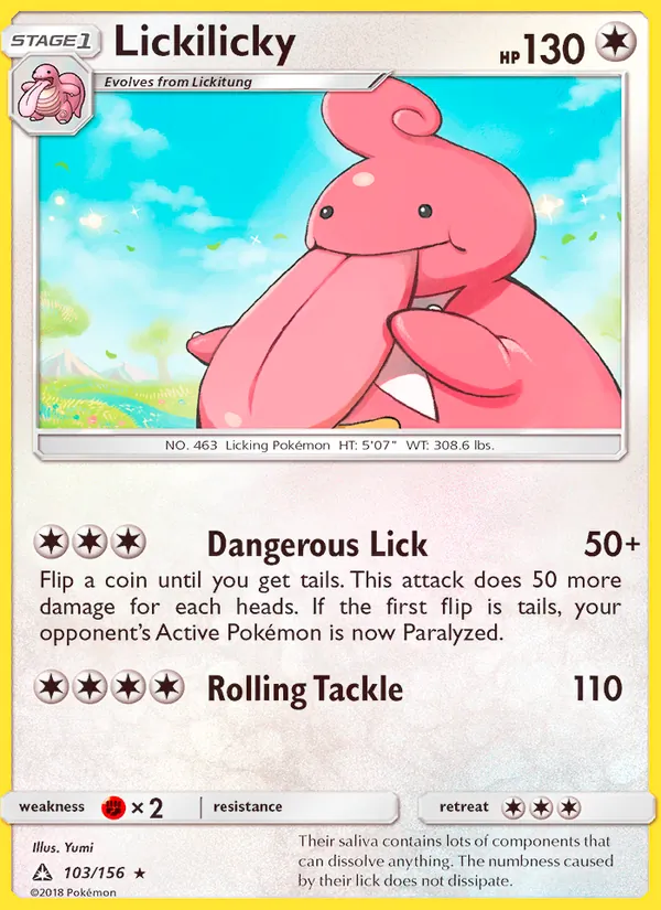Lickilicky 103/156 Ultra Prism