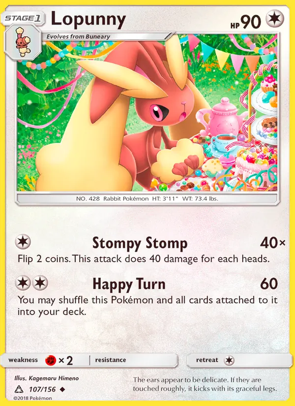 Lopunny 107/156 Ultra Prism