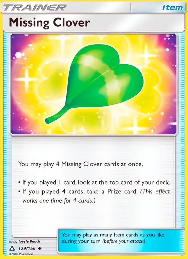 Missing Clover 129/156 Ultra Prism