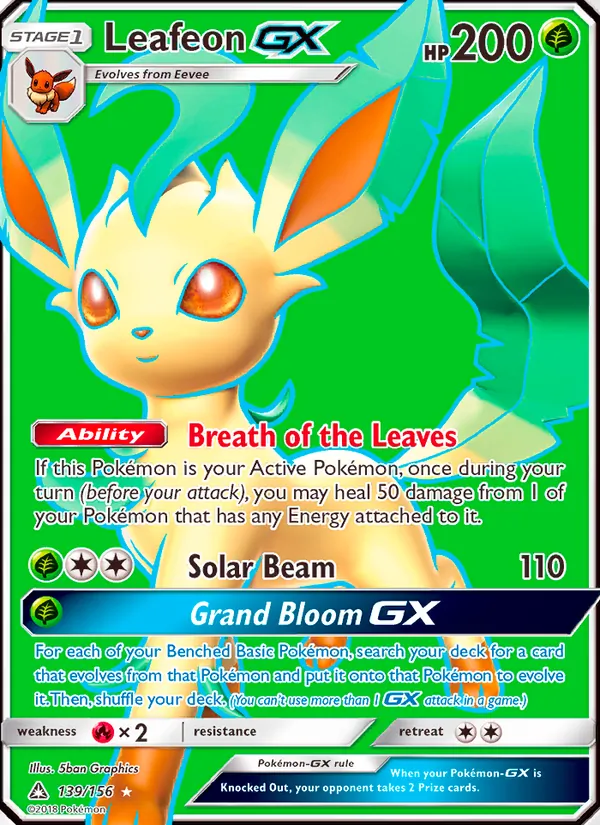 Leafeon GX 139/156 Ultra Prism