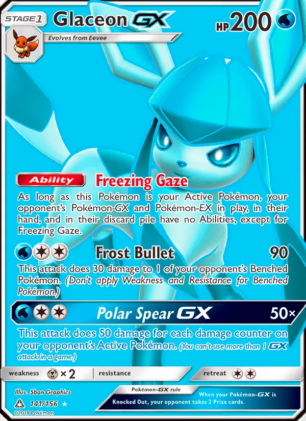Glaceon GX 141/156 Ultra Prism