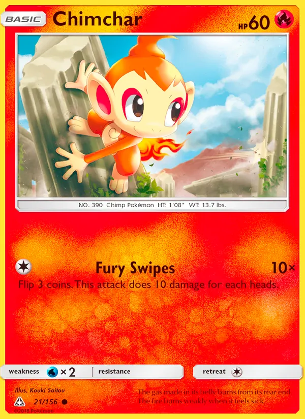 Chimchar 21/156 Ultra Prism