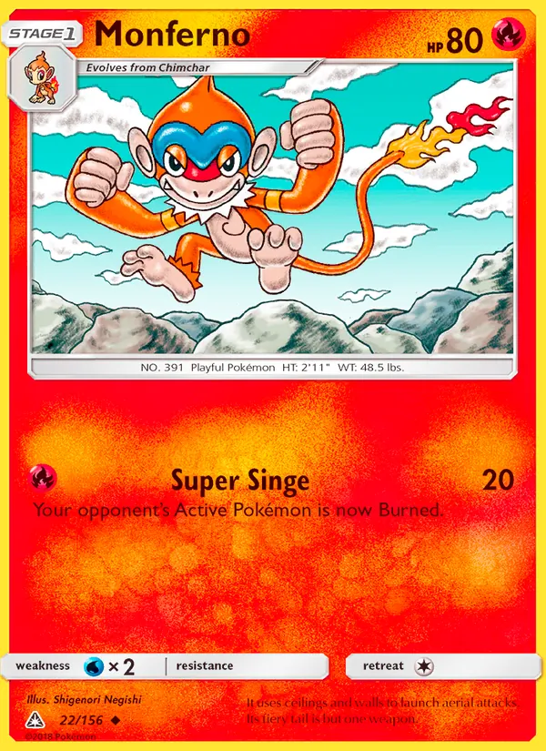 Monferno 22/156 Ultra Prism