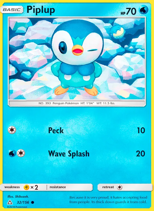 Piplup 32/156 Ultra Prism