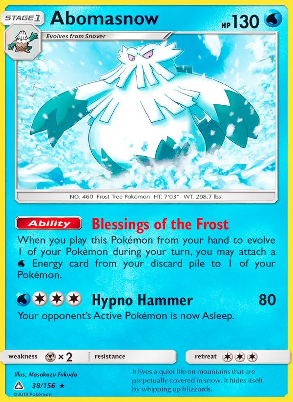 Abomasnow 38/156 Ultra Prism