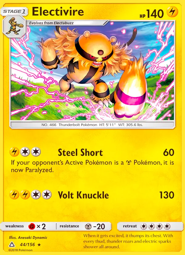 Electivire 44/156 Ultra Prism
