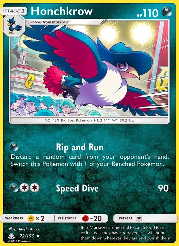 Honchkrow 72/156 Ultra Prism