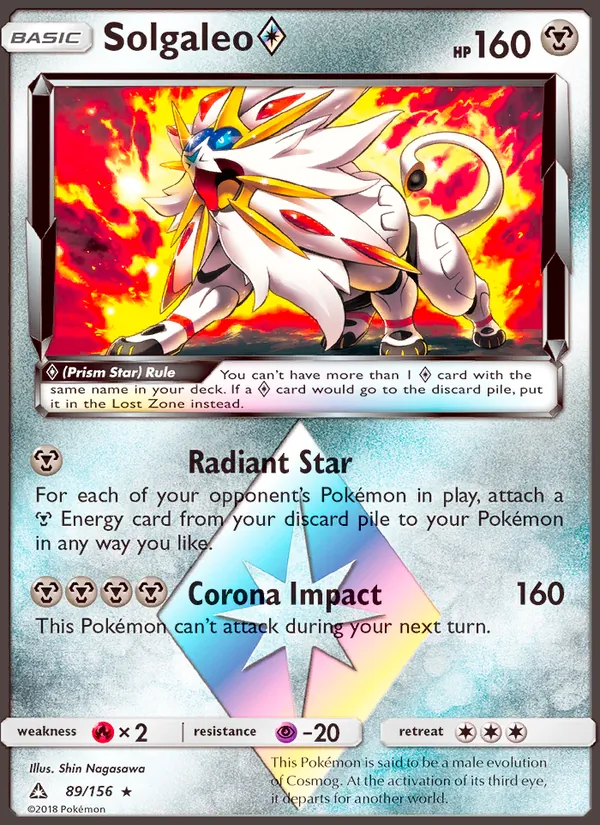 Solgaleo ◇ 89/156 Ultra Prism