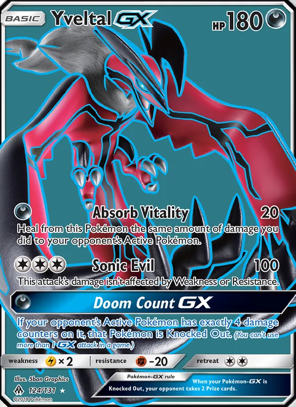 Yveltal GX 124/131 Forbidden Light