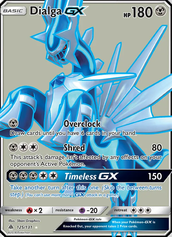Dialga GX 125/131 Forbidden Light