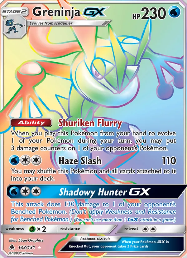 Greninja GX 133/131 Forbidden Light
