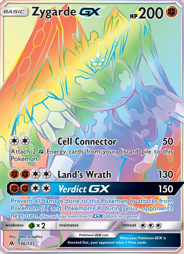 Zygarde GX 136/131 Forbidden Light