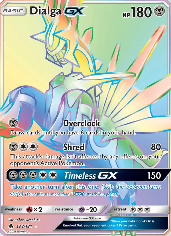 Dialga GX 138/131 Forbidden Light
