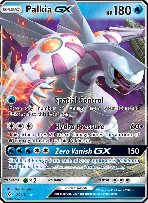 Palkia GX 20/131 Forbidden Light