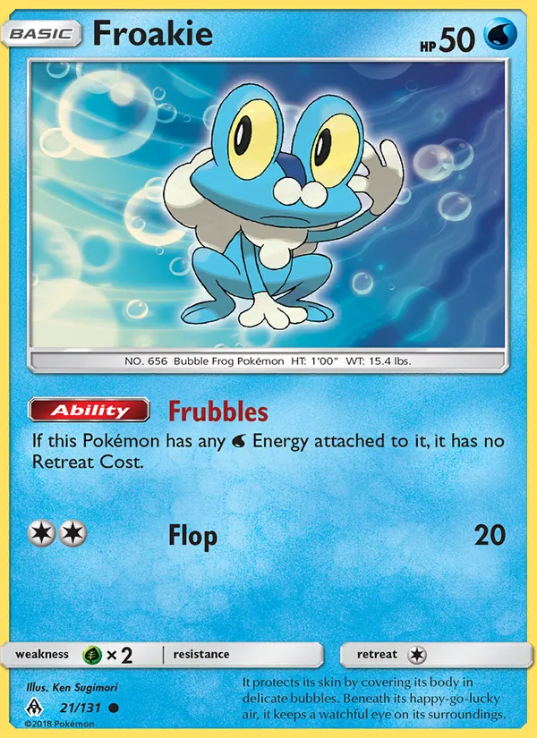 Froakie 21/131 Forbidden Light
