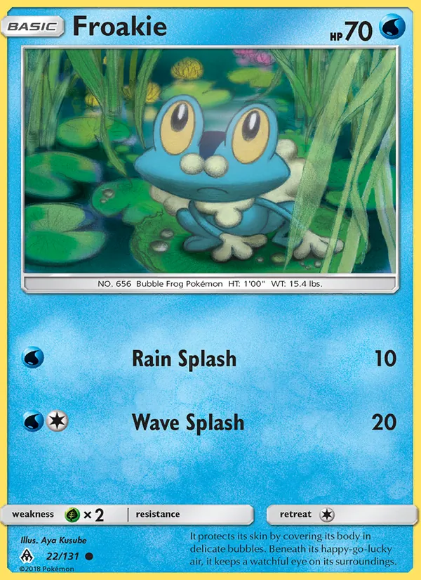 Froakie 22/131 Forbidden Light