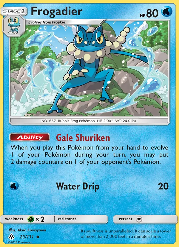 Frogadier 23/131 Forbidden Light
