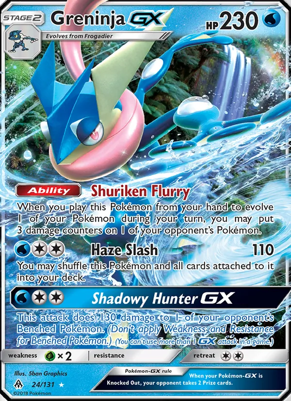 Greninja GX 24/131 Forbidden Light