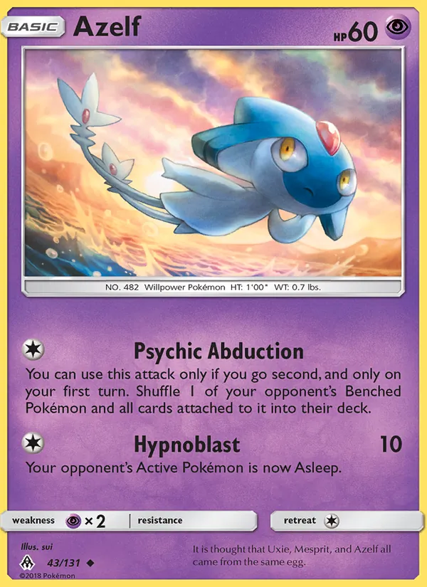 Azelf 43/131 Forbidden Light