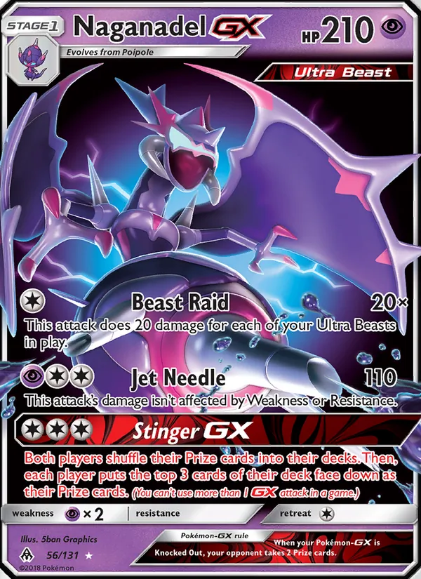 Naganadel GX 56/131 Forbidden Light