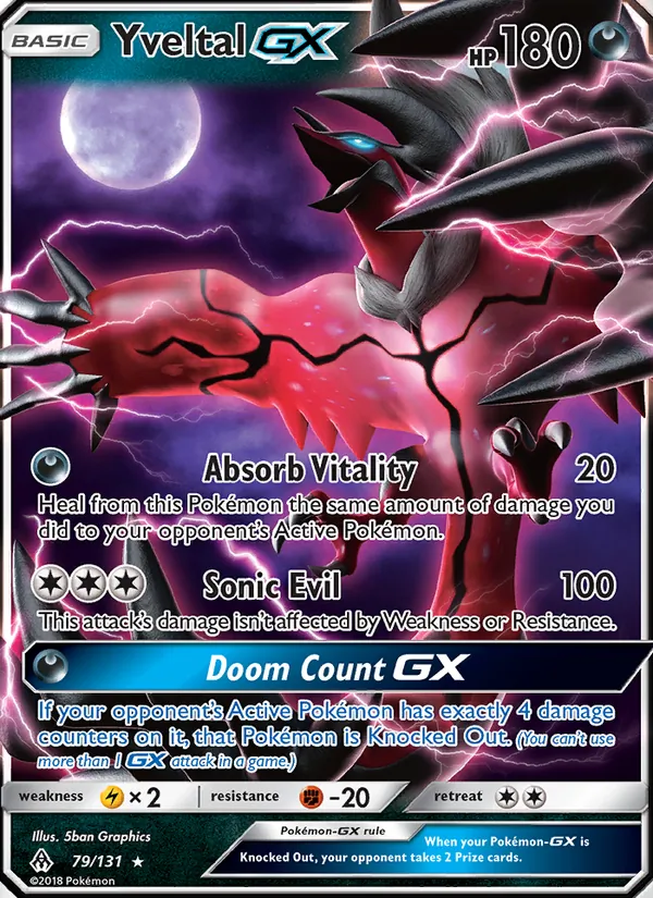 Yveltal GX 79/131 Forbidden Light