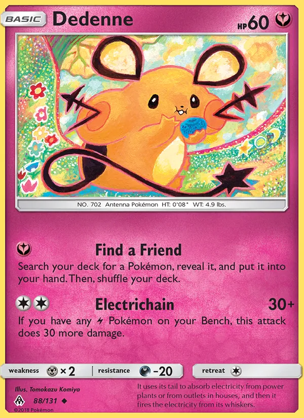 Dedenne 88/131 Forbidden Light