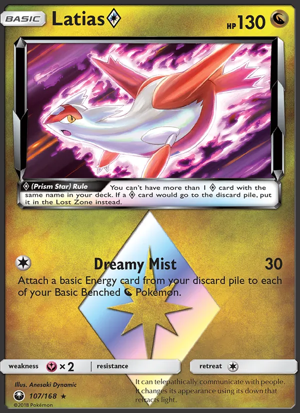 Latias ◇ 107/168 Celestial Storm
