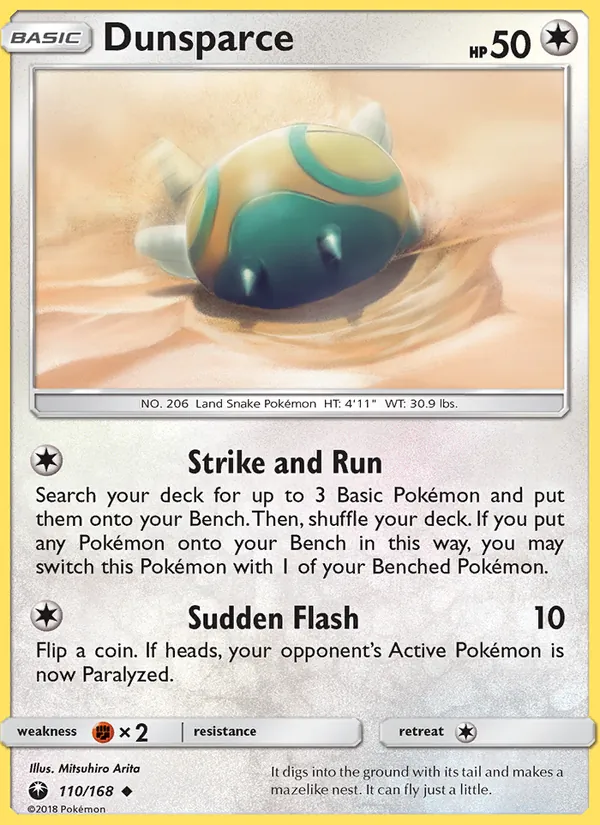 Dunsparce 110/168 Celestial Storm