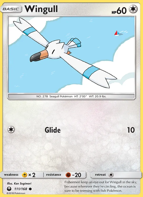 Wingull 111/168 Celestial Storm