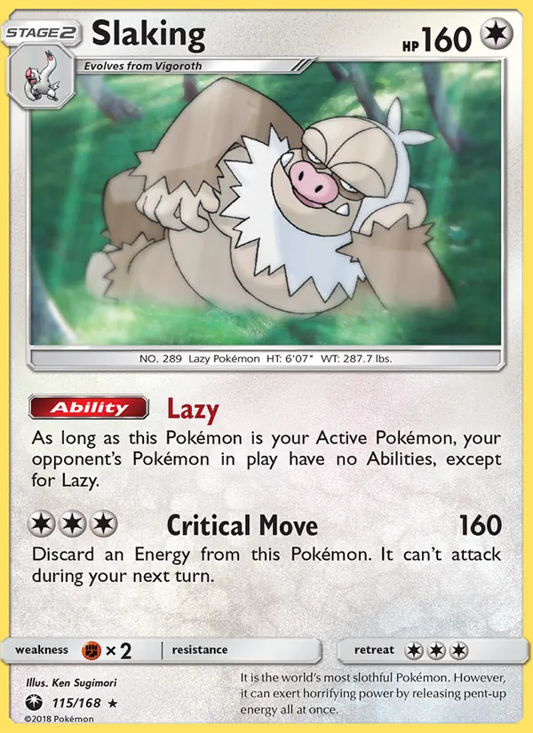 Slaking 115/168 Celestial Storm