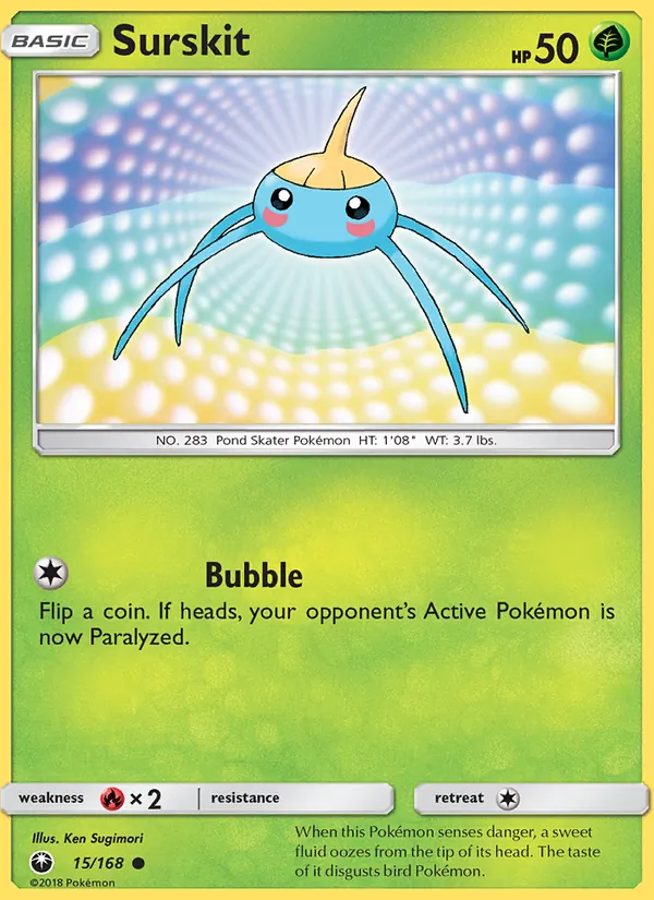 Surskit 15/168 Celestial Storm