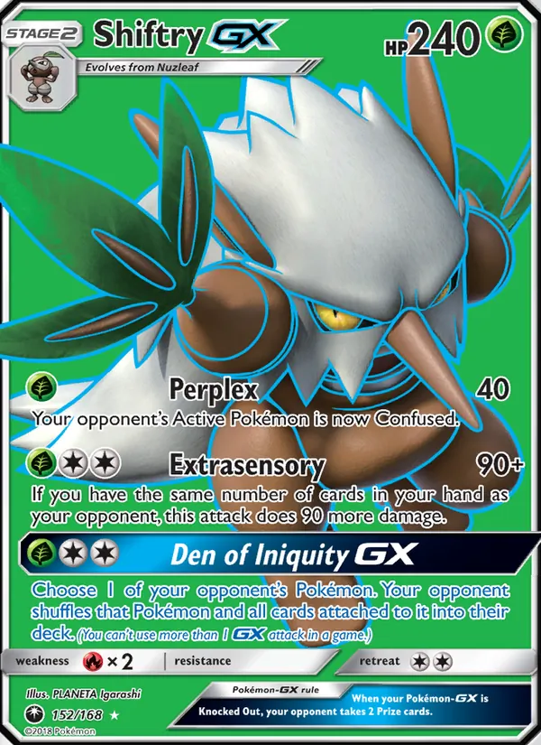 Shiftry GX 152/168 Celestial Storm