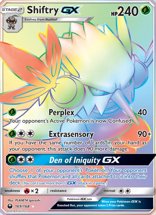 Shiftry GX 169/168 Celestial Storm