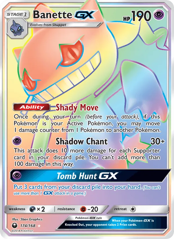Banette GX 174/168 Celestial Storm