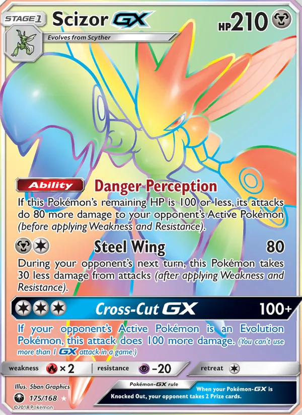 Scizor GX 175/168 Celestial Storm