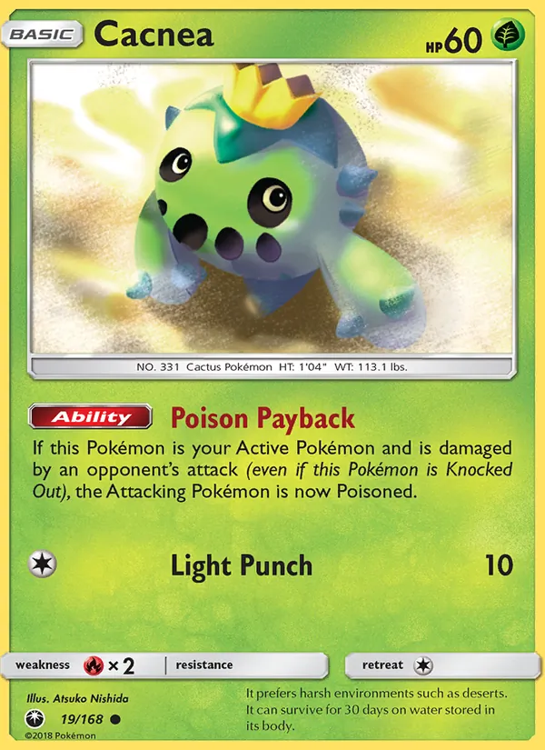 Cacnea 19/168 Celestial Storm