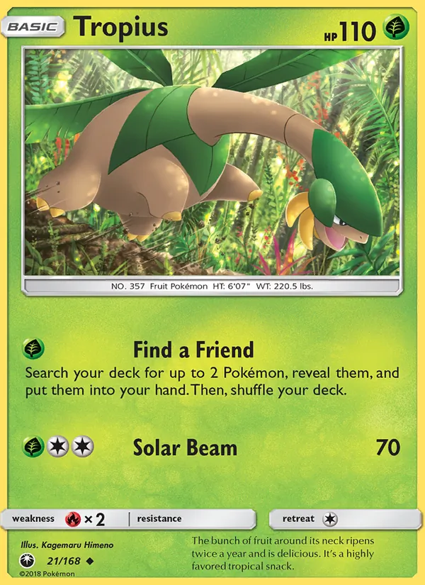 Tropius 21/168 Celestial Storm
