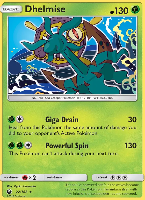 Dhelmise 22/168 Celestial Storm