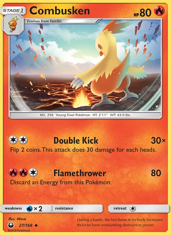 Combusken 27/168 Celestial Storm