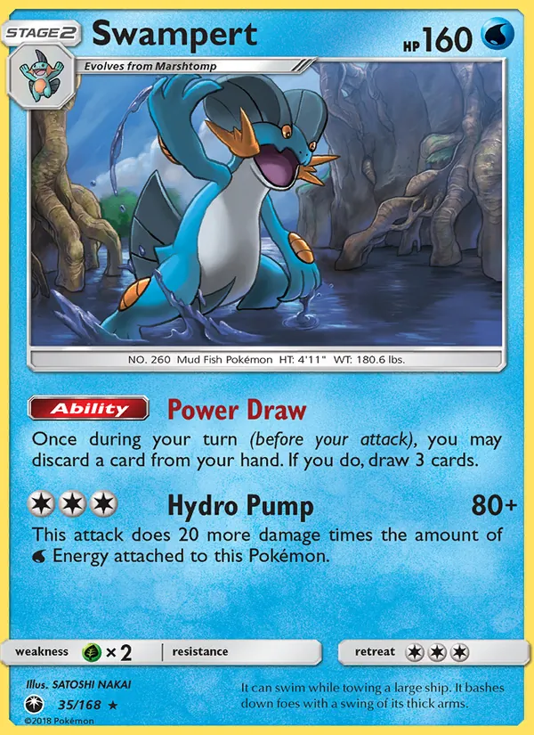 Swampert 35/168 Celestial Storm