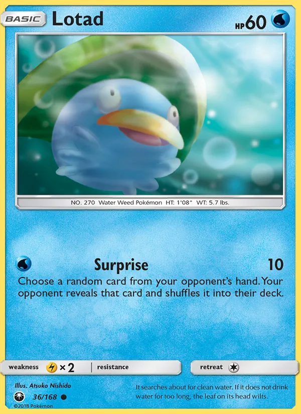 Lotad 36/168 Celestial Storm