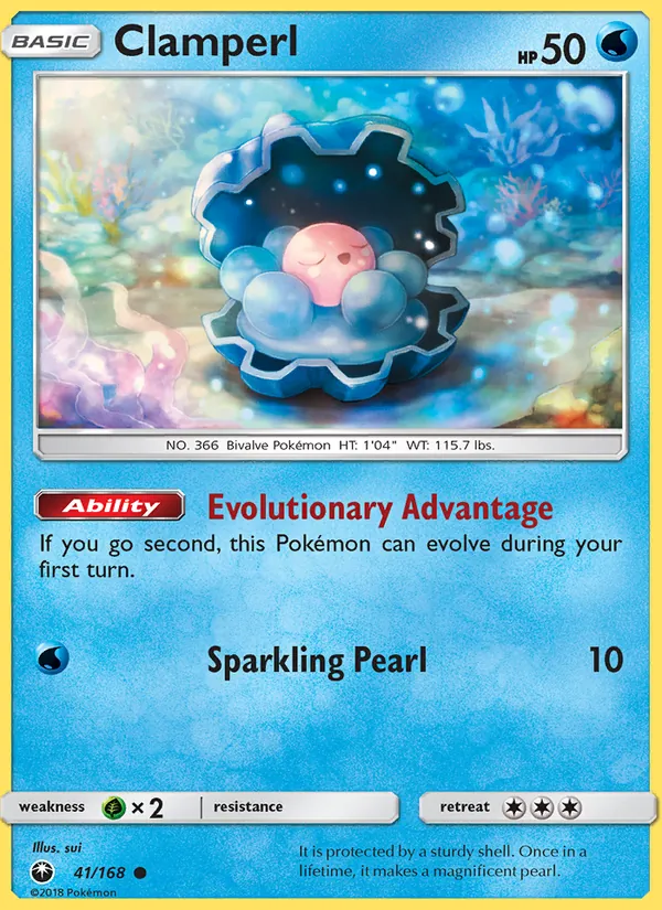 Clamperl 41/168 Celestial Storm