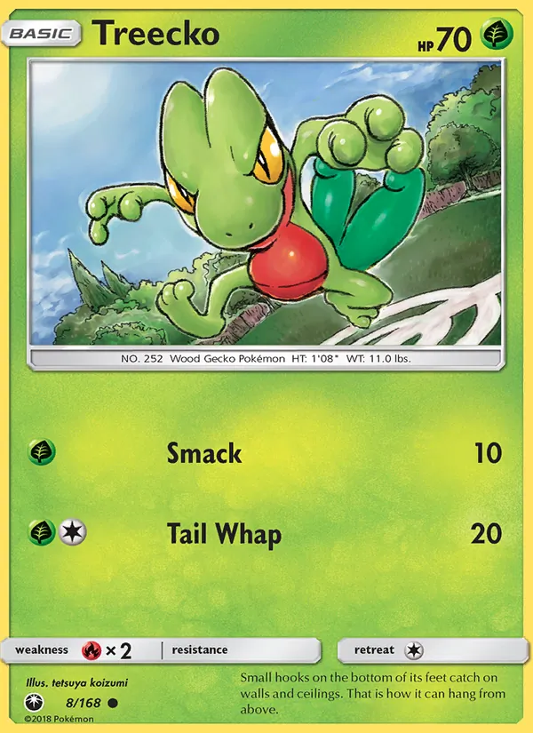 Treecko 8/168 Celestial Storm