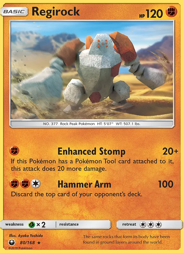 Regirock 80/168 Celestial Storm