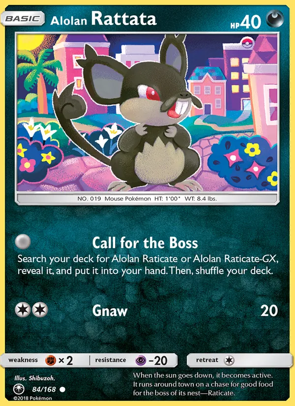 Alolan Rattata 84/168 Celestial Storm