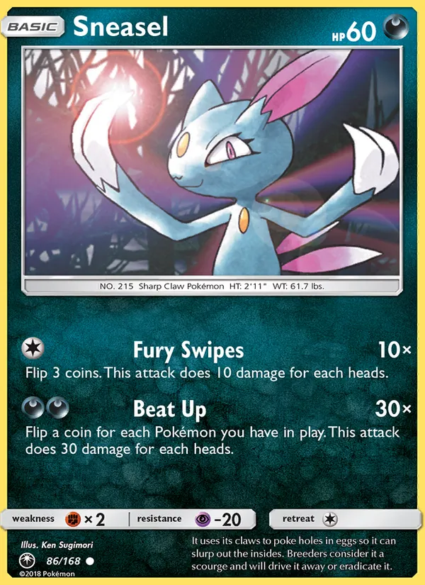 Sneasel 86/168 Celestial Storm