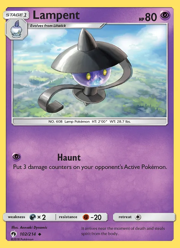 Lampent 102/214 Lost Thunder
