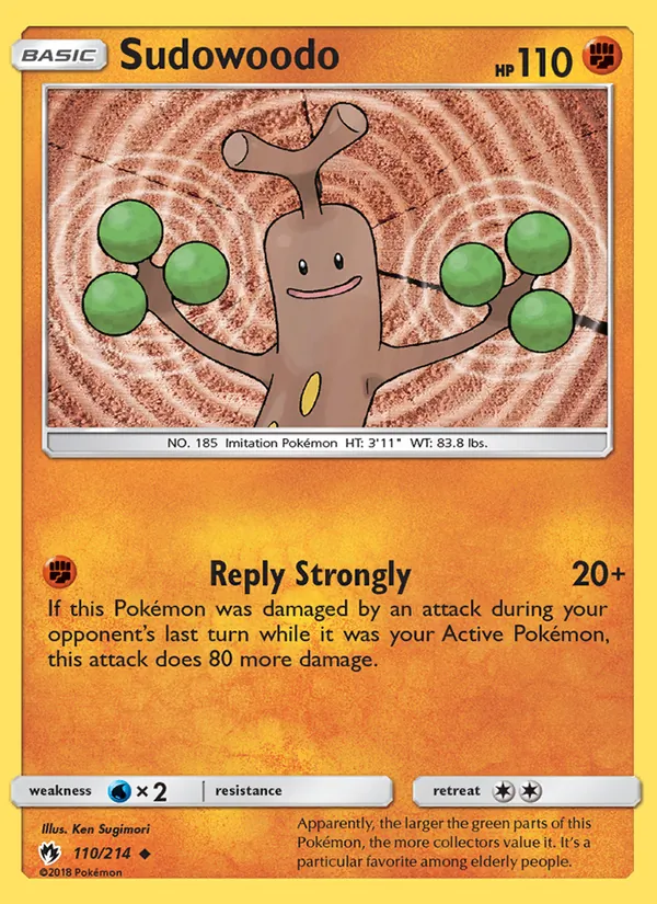 Sudowoodo 110/214 Lost Thunder